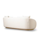 Como 3 Seat Sofa | Sealed Teak Natural Riviera Ivory