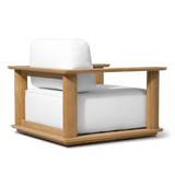 Newport Lounge Chair | Teak Natural Panama Blanco Batyline White