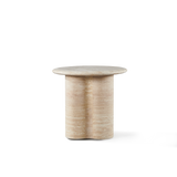Porto Travertine Round Side Table