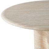 Porto Travertine Round Dining Table 60"