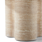 Porto Travertine Round Dining Table 60"