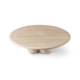 PORTO TRAVERTINE 洞石圆形茶几