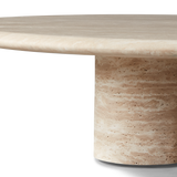 PORTO TRAVERTINE 洞石圆形茶几