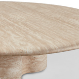 PORTO TRAVERTINE 洞石圆形茶几