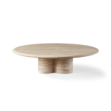 PORTO TRAVERTINE 洞石圆形茶几
