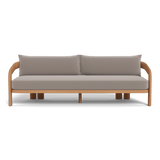 Chloe 3 Seat Sofa | Teak Natural, Marley Chinchilla,