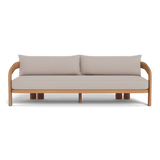 Chloe 3 Seat Sofa | Teak Natural, Panama Marble,