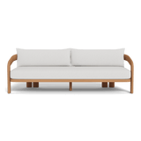 Chloe 3 Seat Sofa | Teak Natural, Pebble Cloud,
