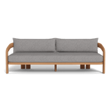 Chloe 3 Seat Sofa | Teak Natural, Pebble Fog,