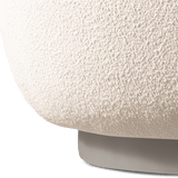 Gio Lounge Chair | Aluminum Taupe Riviera Ivory