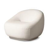 Gio Lounge Chair | Aluminum Taupe Riviera Ivory