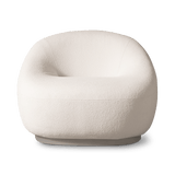 Gio Lounge Chair | Aluminum Taupe Riviera Ivory