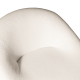 Gio Lounge Chair | Aluminum Taupe Riviera Ivory