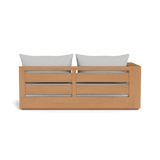 Hayman Teak 2 Seat 1 Arm Left - Harbour - ShopHarbourOutdoor - HYTK-06CL-TENAT-BAWHI-COPSAN