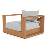 Hayman Teak Swivel Lounge Chair - Harbour - ShopHarbourOutdoor - HYTK-08F-TENAT-BAWHI-COPSAN