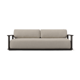 Newport Aluminum Sofa 96" | Aluminum Bronze, Siesta Taupe,