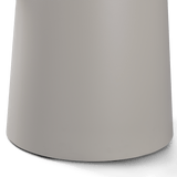 Nova Aluminum Round Dining Table 48" | Aluminum Bone Travertine Natural