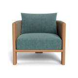 Palm Beach Teak Lounge Chair | Teak Natural, Altona Dew, Rope Stone