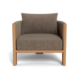 Palm Beach Teak Lounge Chair | Teak Natural, Altona Mink, Rope Stone