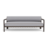Parker 2 Seat Sofa | Aluminum Bronze, Panama Cloud, Panama Coco