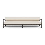 Parker 3 Seat Sofa | Aluminum Bronze, Siesta Ivory, Copacabana Sand