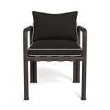 Parker Dining Chair | Aluminum Bronze, Copacabana Midnight, Copacabana Sand