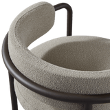 Porto Aluminum Club Chair | Aluminum Asteroid, Panama Grafito,