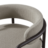 Porto Aluminum Club Chair | Aluminum Asteroid, Panama Grafito,