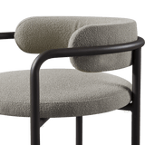 Porto Aluminum Club Chair | Aluminum Asteroid, Panama Grafito,
