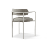 Porto Aluminum Dining Chair | Aluminum Asteroid, Panama Grafito,