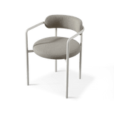 Porto Aluminum Dining Chair | Aluminum Asteroid, Panama Grafito,
