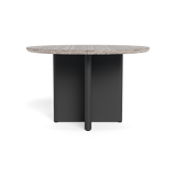 Victoria Stone Round Dining Table 48" - Harbour - Harbour - VICT-03H-ALAST-TRGRE