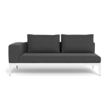 Balmoral 2 Seat 1 Arm - Harbour - ShopHarbourOutdoor - BALM-06C-ALWHI-STWHI-PANGRA