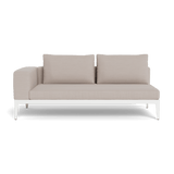 Balmoral 2 Seat 1 Arm - Harbour - ShopHarbourOutdoor - BALM-06C-ALWHI-STWHI-PANMAR