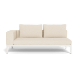 Balmoral 2 Seat 1 Arm - Harbour - ShopHarbourOutdoor - BALM-06C-ALWHI-STWHI-RIVSAN