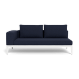 Balmoral 2 Seat 1 Arm - Harbour - ShopHarbourOutdoor - BALM-06C-ALWHI-STWHI-SIEIND