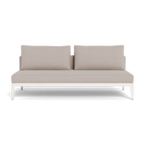 BALMORAL 2 SEAT ARMLESS SOFA - Harbour - ShopHarbourOutdoor - BALM-06B-ALWHI-STWHI-PANMAR