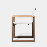 Breeze Xl Teak Dining Chair - Harbour - ShopHarbourOutdoor - BRTK-01A-TENAT-BAWHI