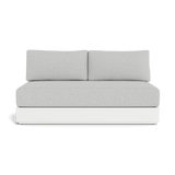 Hayman 2 Seat Armless Sofa - Harbour - ShopHarbourOutdoor - HAYM-06B-ALWHI-BAWHI-COPSAN
