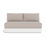 Hayman 2 Seat Armless Sofa - Harbour - ShopHarbourOutdoor - HAYM-06B-ALWHI-BAWHI-PANMAR