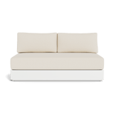 Hayman 2 Seat Armless Sofa - Harbour - ShopHarbourOutdoor - HAYM-06B-ALWHI-BAWHI-SIEIVO