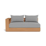 Hayman Teak 2 Seat 1 Arm Left - Harbour - ShopHarbourOutdoor - HYTK-06CL-TENAT-BAWHI-AGOPIE