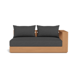 Hayman Teak 2 Seat 1 Arm Right - Harbour - ShopHarbourOutdoor - HYTK-06CR-TENAT-BAWHI-AGOGRA