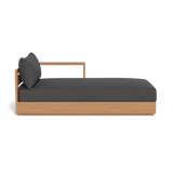 Hayman Teak Chaise Right - Harbour - ShopHarbourOutdoor - HYTK-07BR-TENAT-BAWHI-AGOGRA