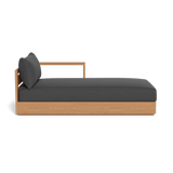Hayman Teak Chaise Right - Harbour - ShopHarbourOutdoor - HYTK-07BR-TENAT-BAWHI-PANGRA