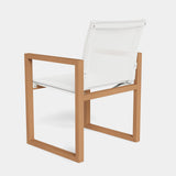 Hayman Teak Dining Chair - Harbour - ShopHarbourOutdoor - HYTK-01A-TENAT-BAWHI