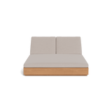 Hayman Teak Double Sun Lounge - Harbour - Harbour - HYTK-04D-TENAT-BAWHI-PANMAR