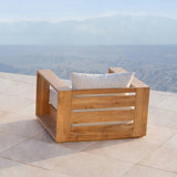 Hayman Teak Swivel Lounge Chair - Harbour - ShopHarbourOutdoor - HYTK-08F-TENAT-BAWHI-COPSAN