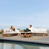 Mlb 3 Seat Armless Sofa - Harbour - ShopHarbourOutdoor - MLB-05C-TENAT-COPSAN