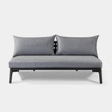 MLB Aluminum 2 Seat Armless Sofa - Harbour - Harbour - MLBA-06B-ALAST-COPMID